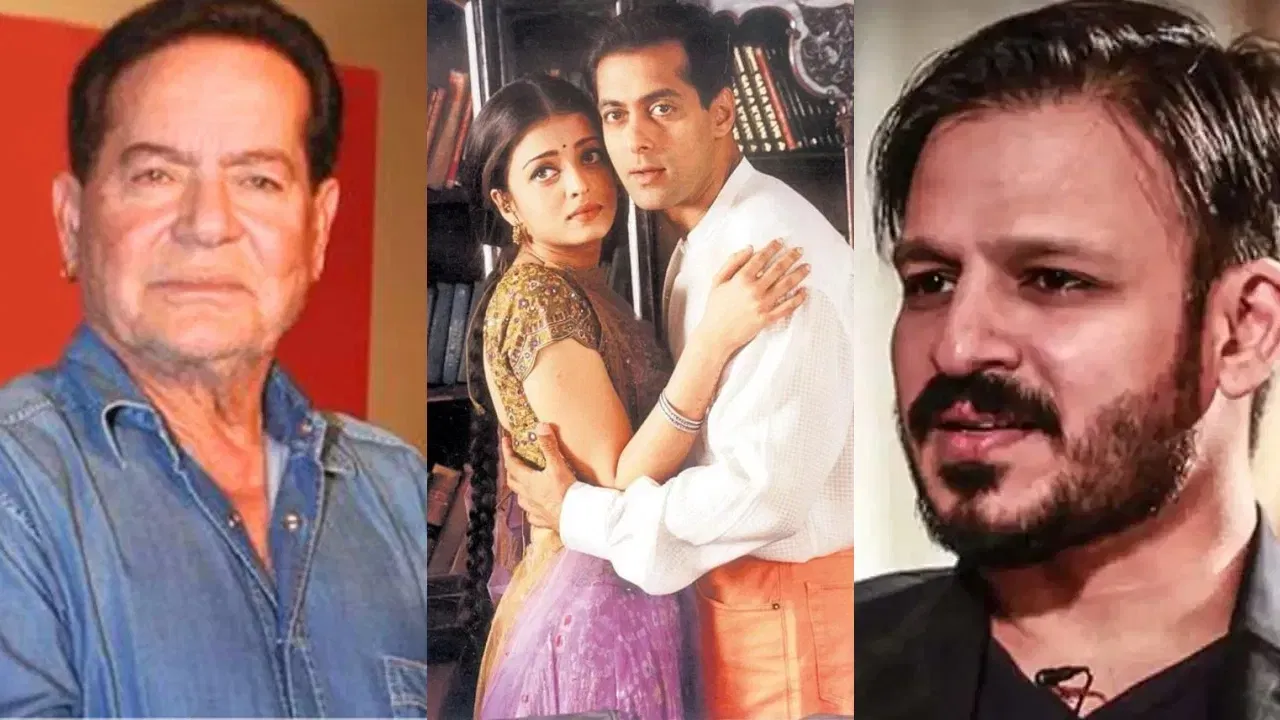 कोणीतरी दुसरा घेऊन गेला आणि हे दोघे... सलीम खान यांनी ऐश्वर्या रायवरुन सलमान-विवेक केली होती टिंगल कोणीतरी दुसरा घेऊन गेला आणि हे दोघे... सलीम खान यांनी ऐश्वर्या रायवरुन सलमान-विवेक केली होती टिंगल