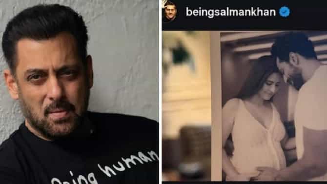 Katrina Kaif Pregnant : कतरिनाच्या गुड न्यूजवर सलमान खानने दिल्या शुभेच्छा? पोस्ट व्हायरल
