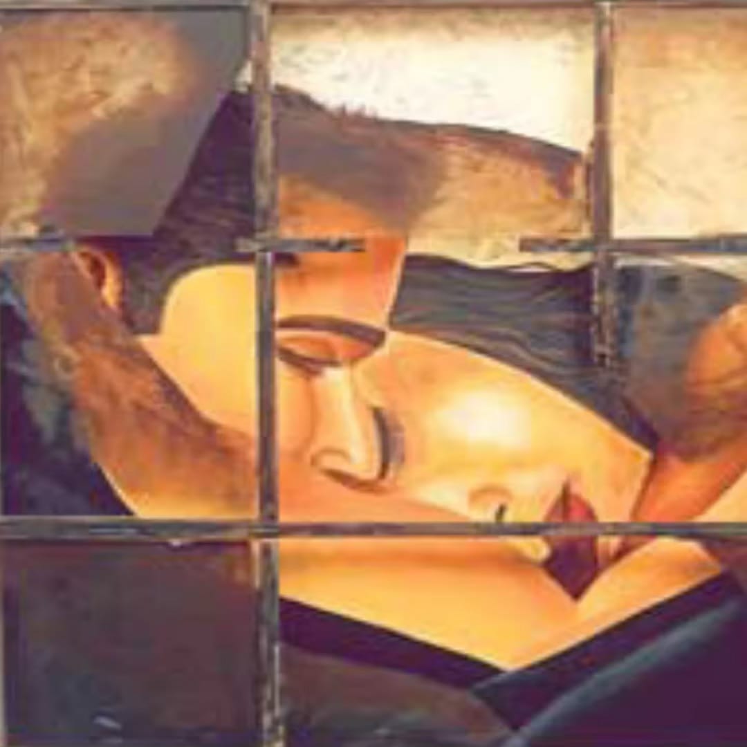 एका पेंटिंगमध्ये दोन प्रेमी देखील दिसत आहेत. त्यातील प्रियकरामध्ये सलमान खानची झलक दिसते.