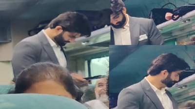 शताब्दी एक्सप्रेसमधला तो टीसी इतका हँडसम की सलामन, शाहरूखही फेल; तो येताच सगळे बघत राहतात, व्हिडीओ व्हायरल