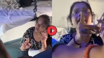 Viral Video: AC कोचमध्ये सिगारेट ओढत होती मुलगी, लोकांनी विरोध करताच...