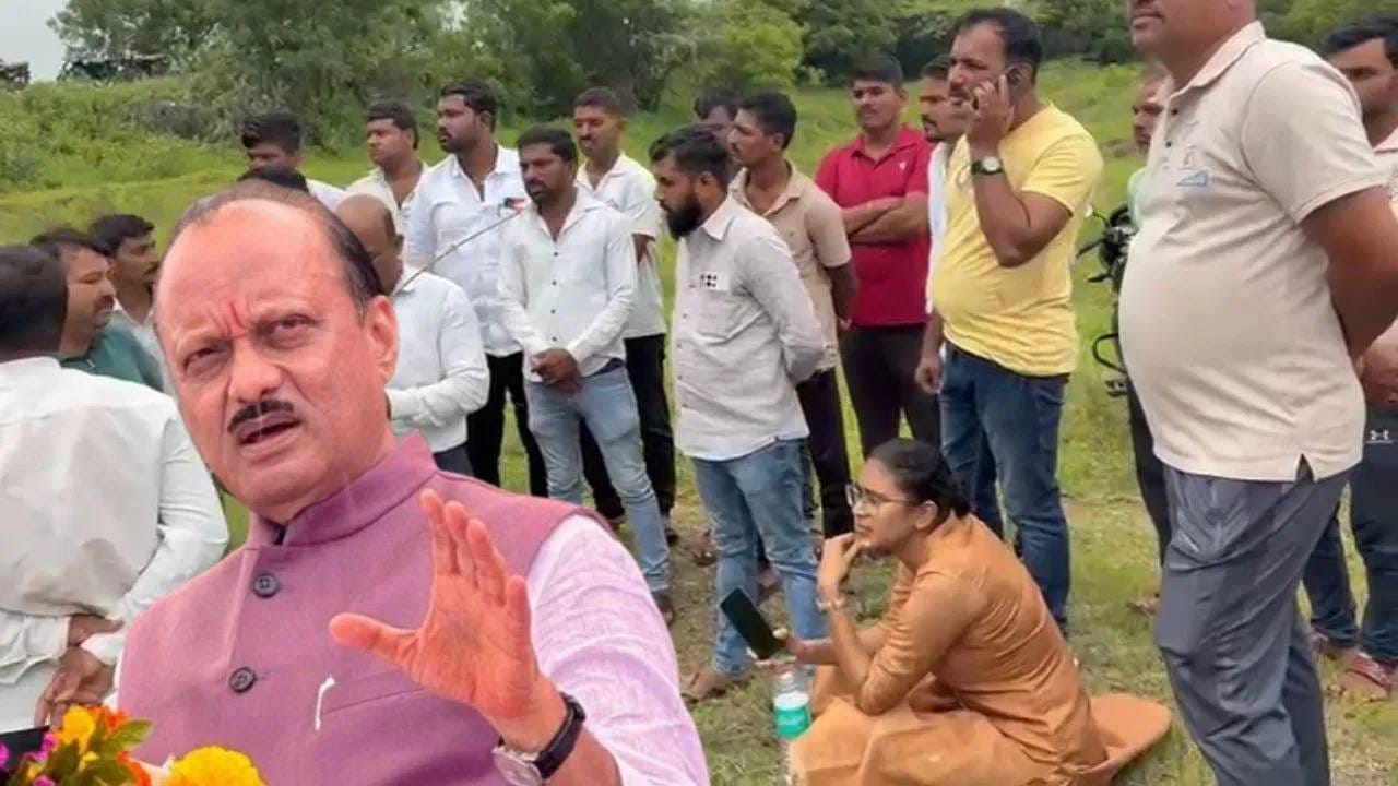 Ajit Pawar : तुझी इतकी हिंमत, मी अ‍ॅक्शन घेईन... महिला अधिकाऱ्यावर अजित पवार भडकले, VIDEO व्हायरल