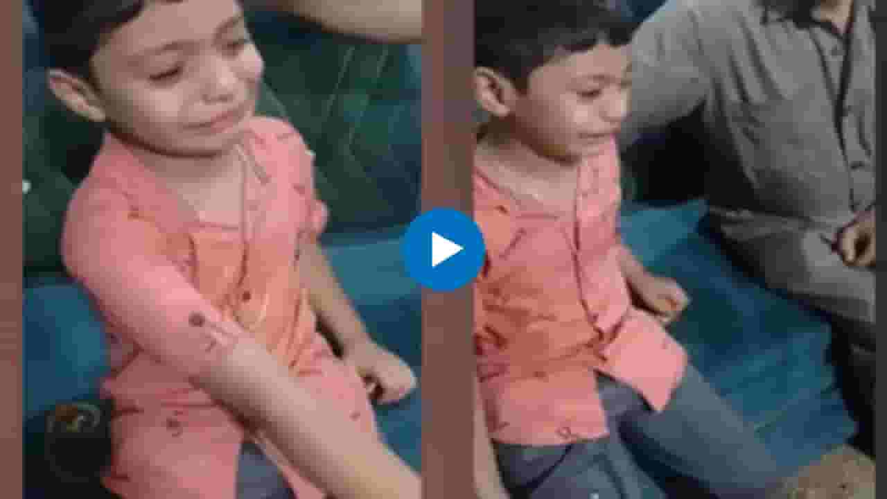 बाप्पा तू जाऊ नकोस..! बाप्पाला निरोप देताना चिमूकल्याला अश्रु अनावर; व्हिडीओ व्हायरल