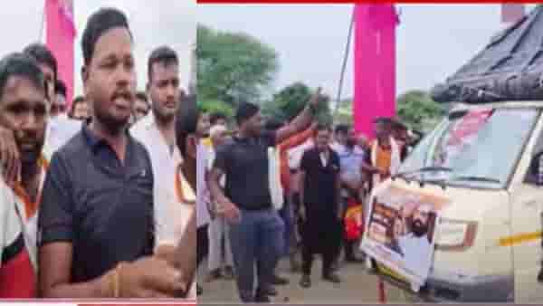 शिंदेंची मदत गावकऱ्यांनी नाकारली! साहित्य किट घेऊन आलेले टेम्पो परत पाठवले