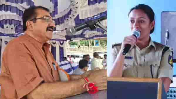कुत्र्यासारखी वागते....महिला IPS संदर्भात भाजप आमदाराचं वादग्रस्त वक्तव्य