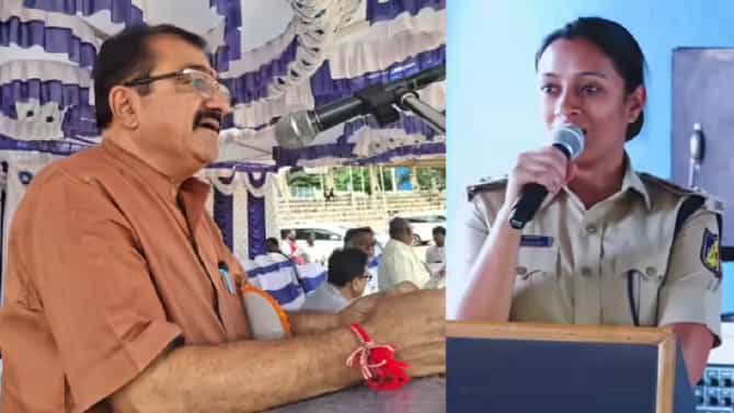 कुत्र्यासारखी वागते....महिला IPS संदर्भात भाजप आमदाराचं वादग्रस्त वक्तव्य