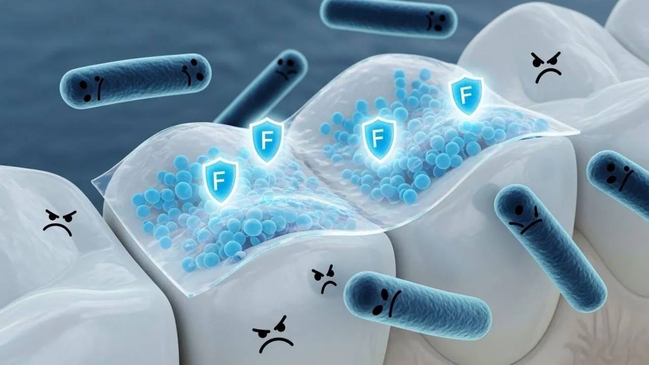 दातांना पोकळींपासून वाचवणे आणि मुलामा चढवणे, नुकसान टाळणे आहे हे फ्लोराइडचे काम आहे. पण ही प्रक्रिया होण्यासाठी, ते काही काळ दातांवर राहणे आवश्यक आहे.