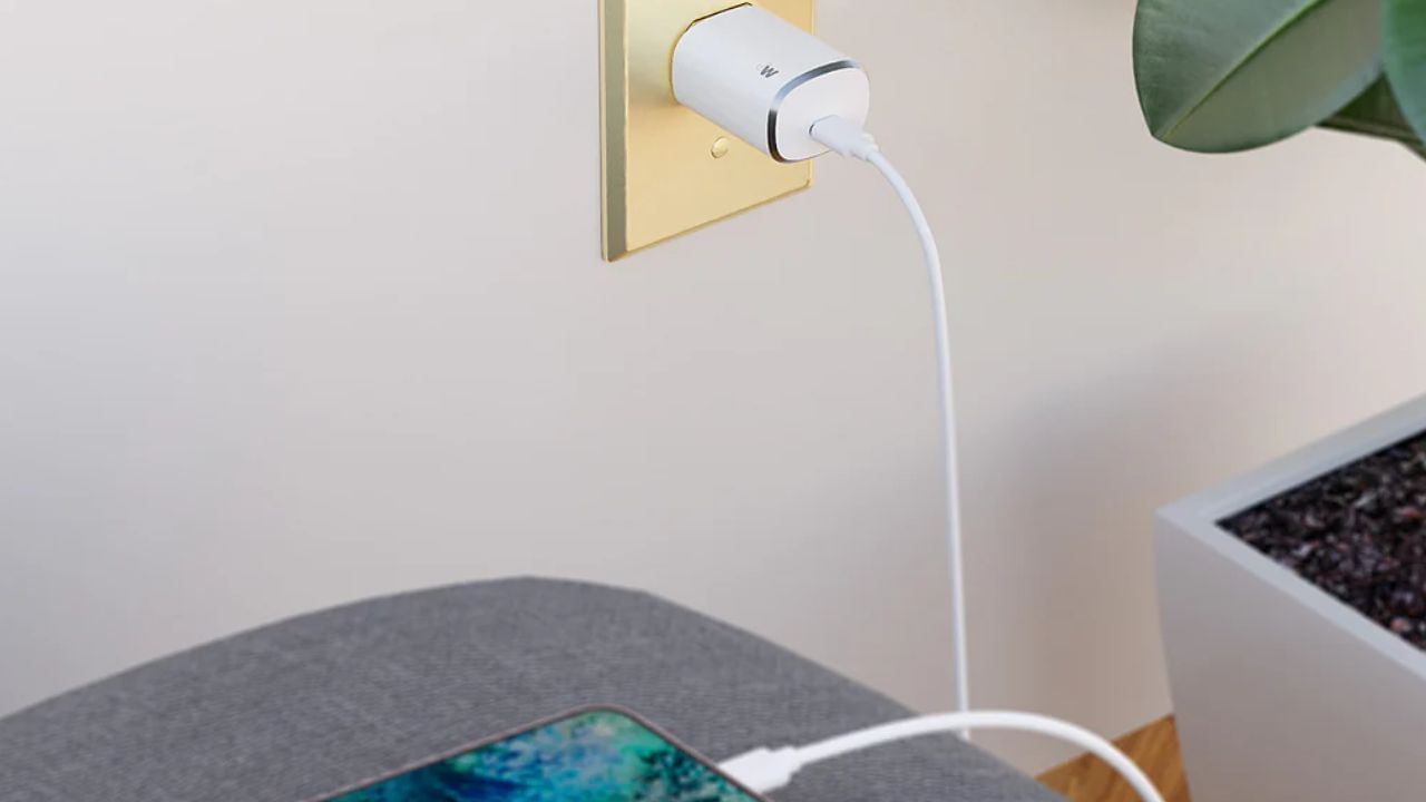 चार्जर बनवण्यासाठी वापरले जाणारे प्लास्टिक मूळ पांढऱ्या रंगाचे असते. त्यामुळे, कंपन्यांना पांढऱ्या रंगाचे चार्जर बनवण्यासाठी अतिरिक्त रंग किंवा प्रक्रिया करण्याची गरज लागत नाही. ज्यामुळे उत्पादन खर्च कमी होतो.