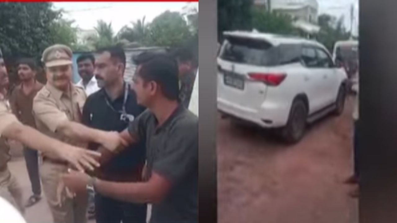 शेतकऱ्यांनी मुख्यमंत्र्यांचा ताफा अडवला अन् जे घडलं ते... शेतकऱ्यांनी मुख्यमंत्र्यांचा ताफा अडवला अन् जे घडलं ते...