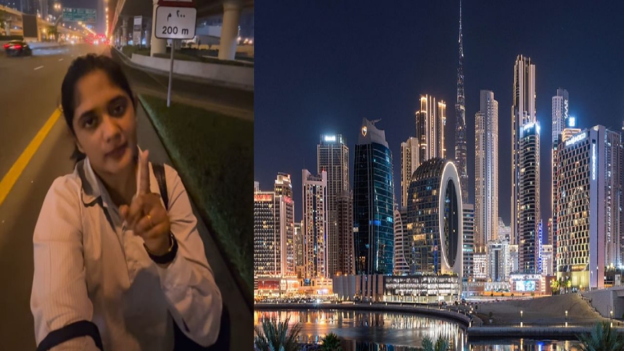 रात्रीच्या काळोखात भारतीय महिलेने दुबईत काय पाहिलं? 'तो' व्हिडीओ पाहताच म्हणाल...