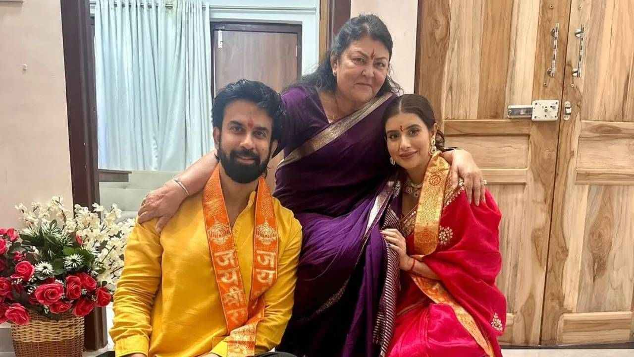 काही दिवसांपूर्वी चारु आणि मुलीला भेटण्यासाठी राजीव आईसोबत जयपूरला आला होता. तिथे चारुने आपल्या पूर्व पतीच ढोल-ताशा वाजवून स्वागत केलं. इतकच नाही, तिने आपली पूर्व सासूचे आशीर्वाद घेतले. त्यांना ओवाळलं सुद्धा. 