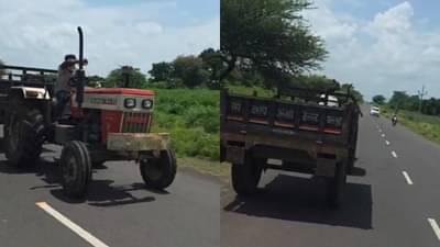 वाळू माफियांचा हैदोस, तहसीलदारांच्या अंगावर ट्रॅक्टर घालून चिरडण्याचा प्रयत्न, थरार व्हिडीओत कैद