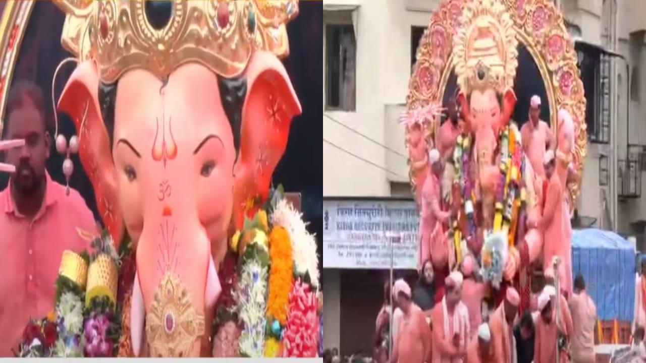 Ganesh Visarjan 2025 LIVE : लालबागच्या राजाचं 12 तासांच्या प्रतीक्षेनंतर विसर्जन Ganesh Visarjan 2025 LIVE : लालबागच्या राजाचं 12 तासांच्या प्रतीक्षेनंतर विसर्जन