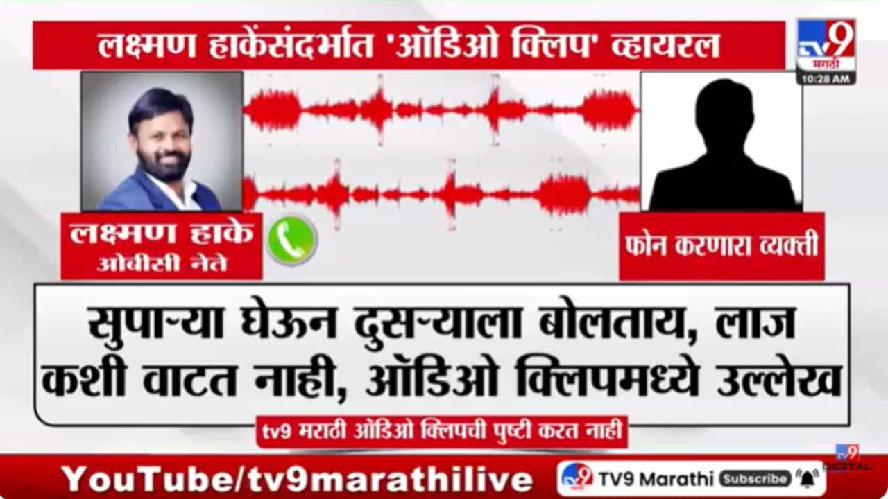 लक्ष्मण हांकेंच्या संदर्भात 'ती' ऑडिओ क्लिप व्हायरल