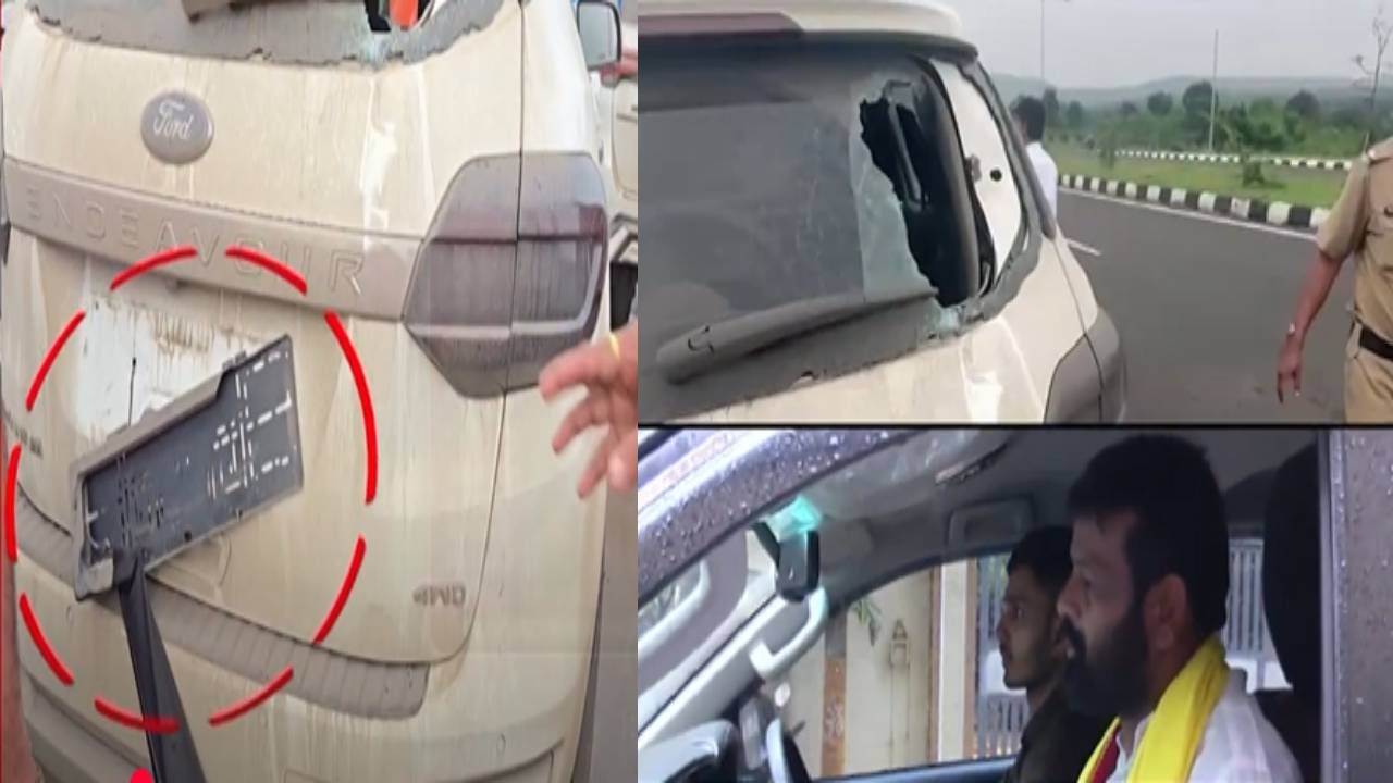 Laxman Hake : कारची काच फुटली, नंरप्लेट तुटली, हल्ला होताच हाके संतापले, मनोज जरांगे म्हणाले स्वत:च्या प्रसिद्धीसाठी...