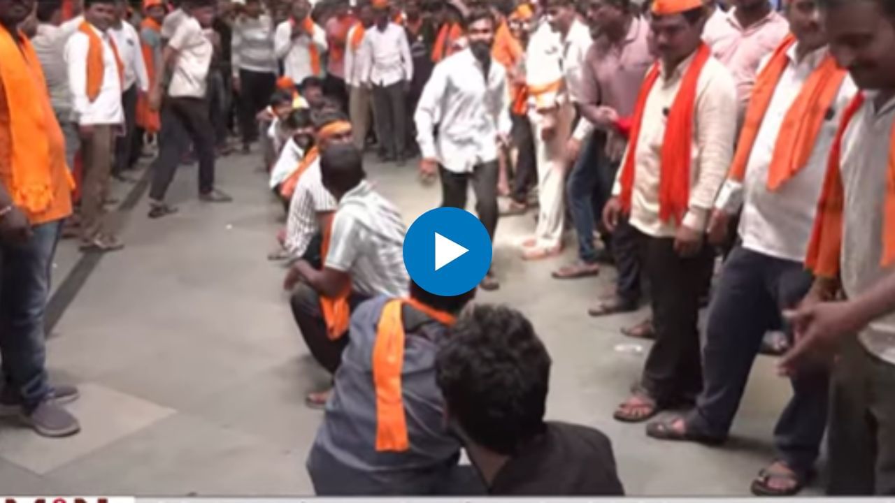 खो-खो, विट्टीदांडू अन् जल्लोष! सीएसएमटी स्थानकाबाहेर आंदोलकांचे खेळ...