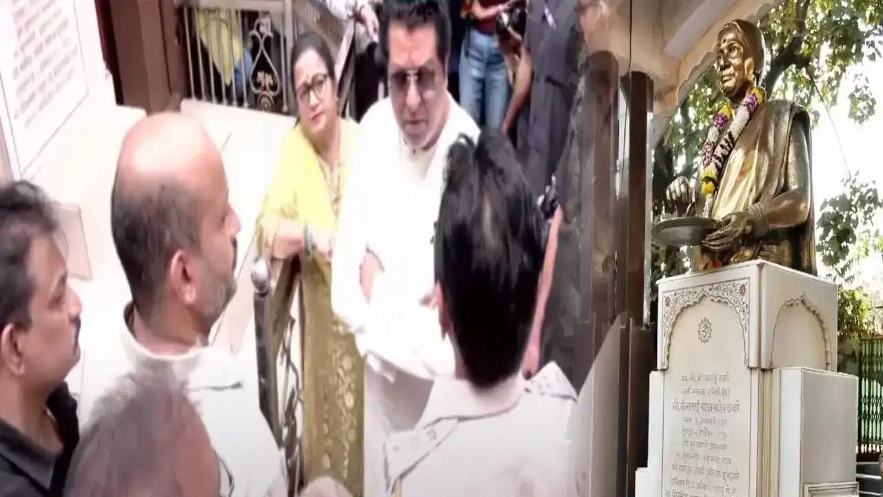 Raj Thackeray :  24 तासांच्या आत... मीनाताईंच्या पुतळ्यावर फेकला रंग! राज ठाकरेंकडून पाहणी अन् पोलिसांना थेट सूचना