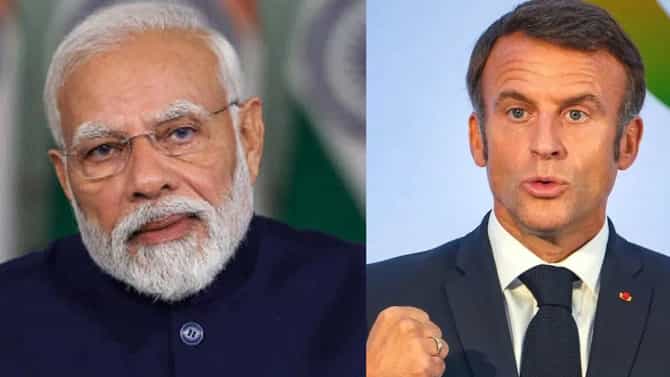 पंतप्रधान मोदींचा इमॅन्युएल मॅक्रॉन यांच्याशी संवाद; रशिया, युक्रेन युद्धाबाबत चर्चा