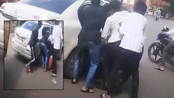 Nashik : बाप हा काय प्रकार! 6-7 जणं आले अन् तरूणाला चक्क कारमध्ये कोंबलं, नाशकात भरदिवसा अपहरण Nashik : बाप हा काय प्रकार! 6-7 जणं आले अन् तरूणाला चक्क कारमध्ये कोंबलं, नाशकात भरदिवसा अपहरण