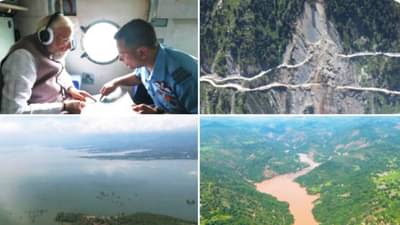 आधी हवाई पाहणी, नंतर पूरग्रस्तांना भेटून दिला धीर, पंतप्रधान मोदींकडून 1500 कोटींच्या पॅकेजची घोषणा