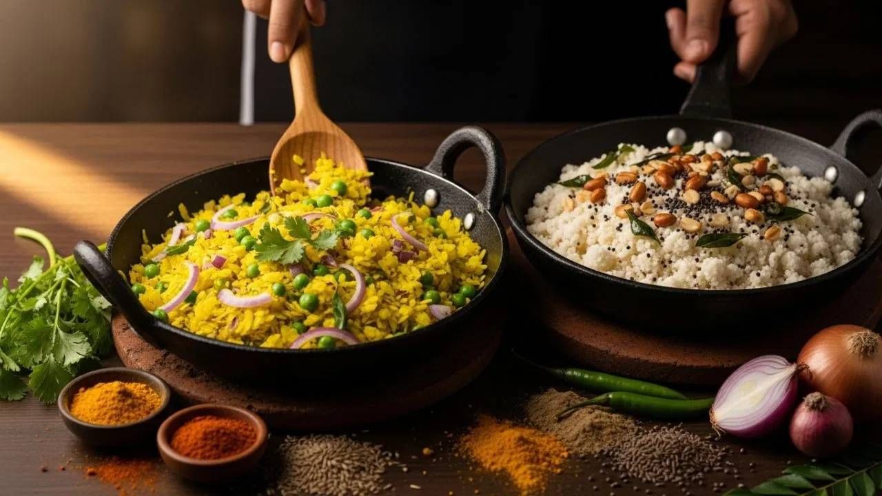 उपमा आरोग्यासाठी फायदेशीर असून त्यामध्ये मोठ्या प्रमाणात कार्बोहायड्रेट्स ऊर्जा प्रदान आहेत. विशेष म्हणजे उपमा देखील पोह्याप्रमाण कमी वेळात तयार होतो. 