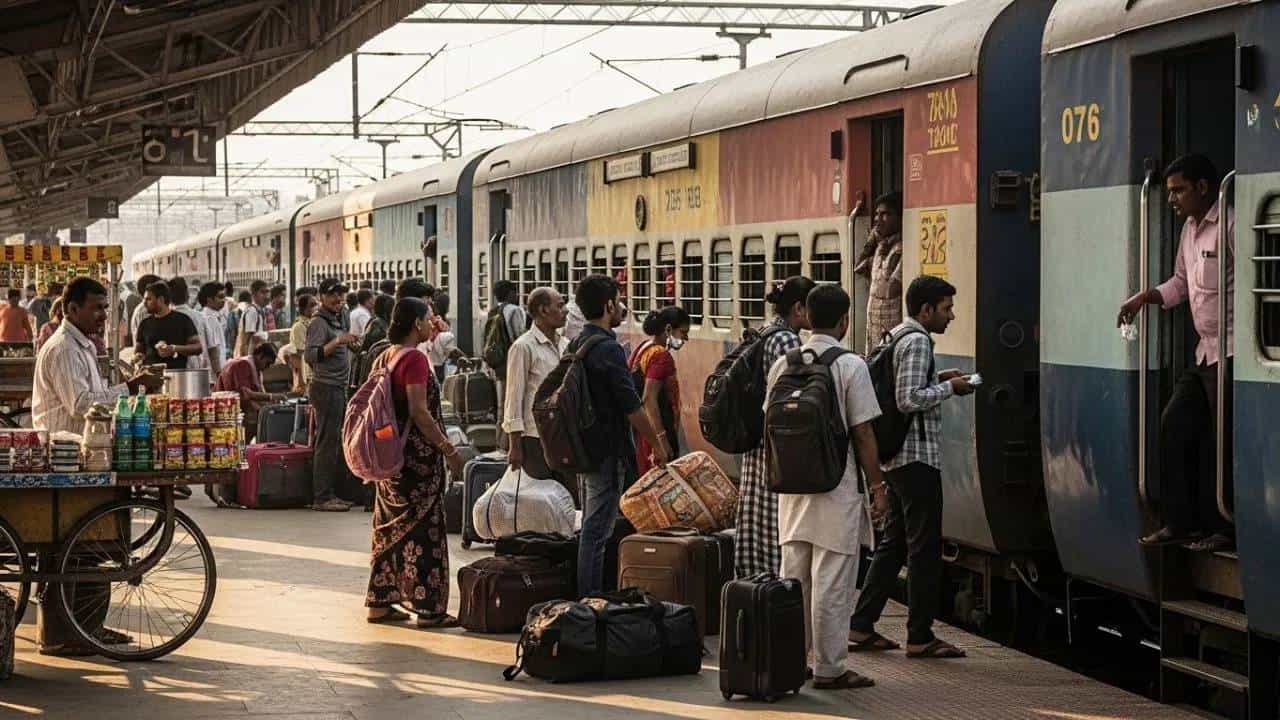 दिवाळीचा सण जवळ येताच सगळे जण घरी, गावी जाण्यासाठी उत्सुक असतात, त्यातले बहुताांश लोक हे ट्रेनचा वापर करतात. दिवाळीच्या काळात रेल्वे स्थानकांवर गर्दी होते आणि ट्रेन तिकिटांची मागणी गगनाला भिडते.