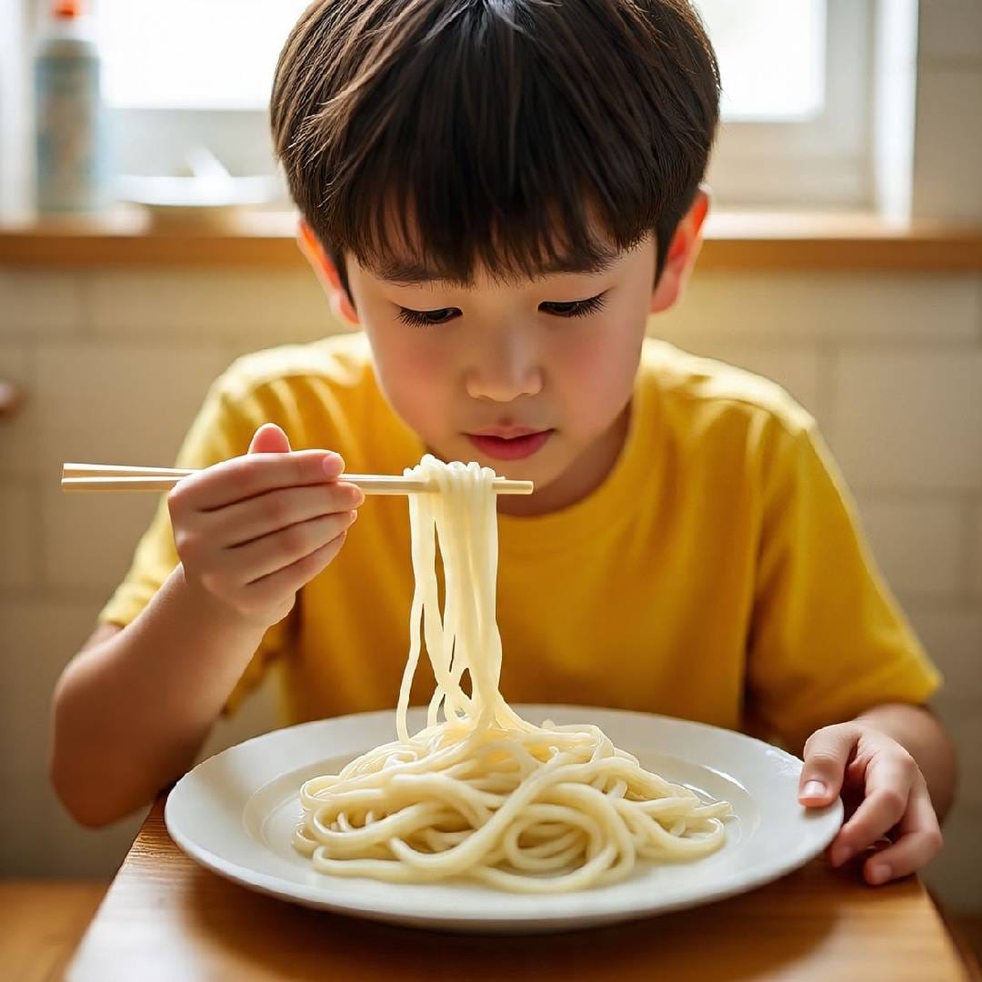कुटुंबीयांनी मुलाला ताबडतोब रुग्णालयात दाखलं केलं. परंतु डॉक्टर त्याचे प्राण वाचवू शकले नाहीत. जर तुम्हालाही कच्चे न्यूडल्स खाण्याची सवय असेल तर सावध व्हा. कारण तुमच्या आरोग्यासाठी हे अत्यंत घातक ठरू शकतं. 
