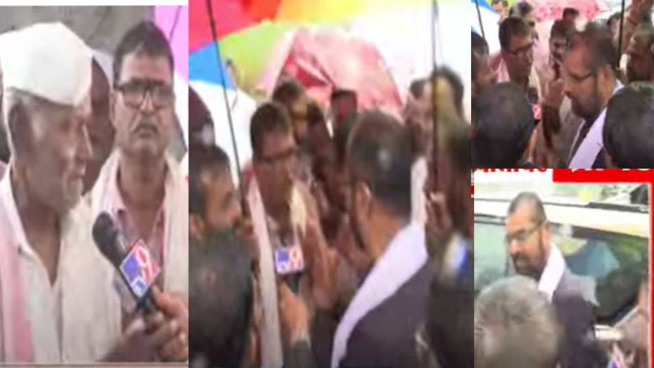 Video : 8 दिवस कुठे होतात ? सदाभाऊ खोतांवर गावकरी भडकले, घेराव घालत..