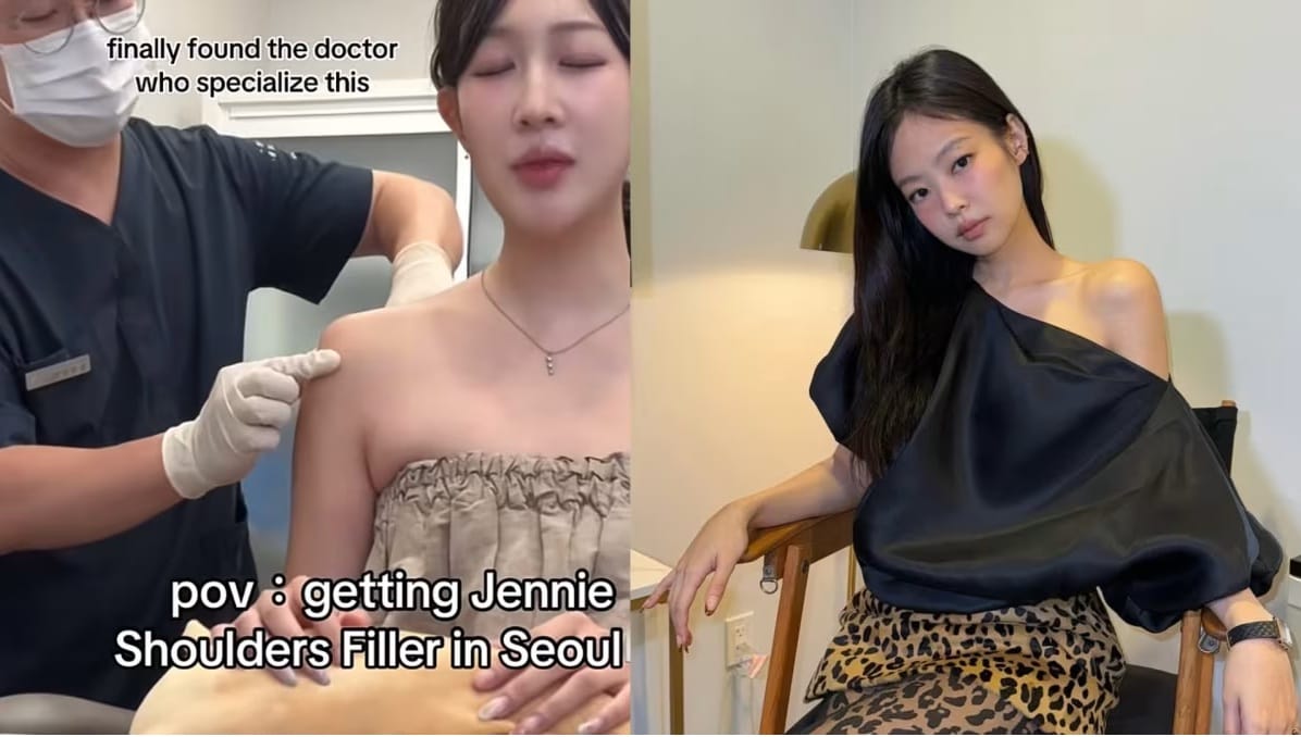 ओठ आणि चेहऱ्यानंतर आता साऊथ कोरियन खांद्यांमध्ये फिलर इंजेक्शन घेत आहेत: '90-डिग्री शोल्डर' ट्रेंड लोकप्रिय ओठ आणि चेहऱ्यानंतर आता साऊथ कोरियन खांद्यांमध्ये फिलर इंजेक्शन घेत आहेत: '90-डिग्री शोल्डर' ट्रेंड लोकप्रिय
