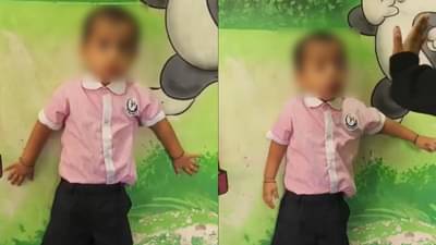 कविता म्हणताना टाळ्या न वाजवल्याने चिमुकल्याला मारहाण, निर्दयी शिक्षिकेचा धक्कादायक Video व्हायरल