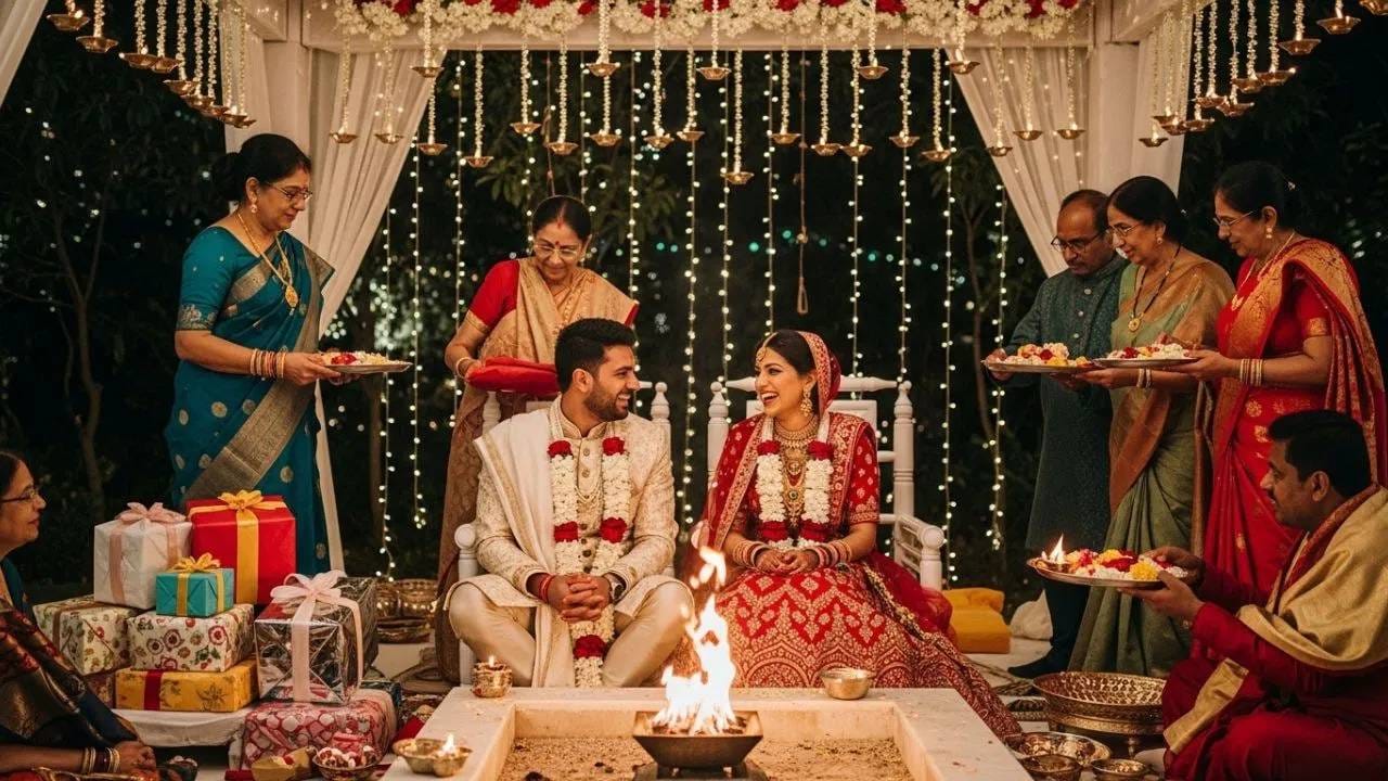 रात्री लग्न करण्यामागे मानसशास्त्र : भारत हा शेतीप्रधान देश आहे. दिवसभर शेती आणि कामात घालवला जात असे, लोक लग्नाला उपस्थित राहण्यासाठी दिवसा सुट्टी घेऊ शकत नव्हते. त्यामुळे हळूहळू रात्रीची वेळ लग्नासाठी अधिक शुभ मानली जाऊ लागली. रात्रीची थंड हवा लग्नाच्या वरातीसाठी आणि पाहुण्यांसाठी आरामदायी होती. शिवाय, दिवे आणि नंतर विजेच्या दिव्यांच्या वापरामुळे लग्न अधिक आकर्षक आणि उत्सवपूर्ण झाले. म्हणजेच, आता लग्न हा केवळ धार्मिक समारंभच नाही तर एक सामाजिक उत्सवही बनला आहे. जर आपण आधुनिक आणि व्यावसायिक दृष्टिकोनातून पाहिले तर आजच्या युगात रात्रीच्या लग्नांनी एक मोठा उद्योग जन्माला घातला आहे.