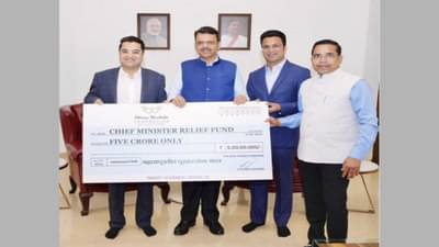 अभय भुतडा फाउंडेशनकडून महाराष्ट्रातील पूरग्रस्तांसाठी सीएम रिलीफ फंडास 5 कोटी