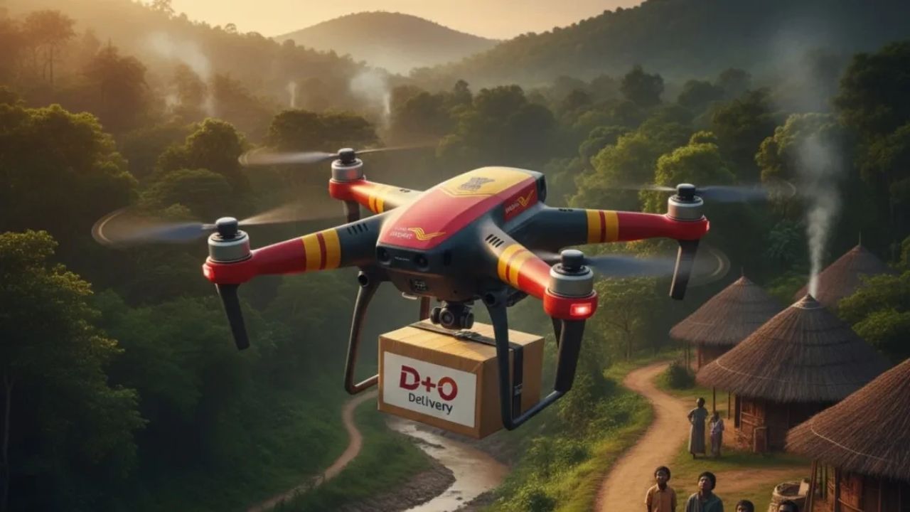 जेथे जाण्यासाठी घाबरतात लोक, तेथे आता ड्रोनने डिलिव्हरी होणार, काय आहे इंडिया पोस्टची D+0 योजना? जेथे जाण्यासाठी घाबरतात लोक, तेथे आता ड्रोनने डिलिव्हरी होणार, काय आहे इंडिया पोस्टची D+0 योजना?