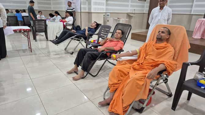 रक्तदानाचा महायज्ञ! BAPS चा सेवा, मानवता, समर्पणाचा मंत्र,गरजूंना होणार मदत