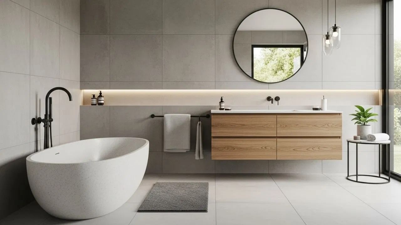 बाथरूममधील शॉवर ईशान्य कोपऱ्यात, उत्तर किंवा पूर्व कोपऱ्यात असावा. म्हणून, तो बाथरूमच्या पश्चिम किंवा वायव्य कोपऱ्यात असावा. वास्तुशास्त्रानुसार, बाथरूममध्ये शौचालय बांधू नये, परंतु जर ते आवश्यक असेल तर काही वास्तु टिप्स अवलंबून ते बांधले पाहिजे.