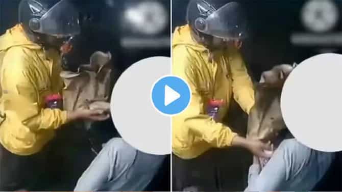 Video: मुंबईतील धक्कादायक प्रकार! डिलिव्हरी बॉयने पार्सल देत मुलीच्या ब्रेस्टला केला स्पर्श, घटना CCTVमध्ये कैद