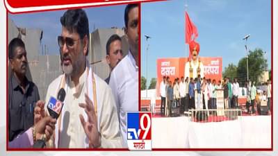 Dhananjay Munde : पंकजाताईंच्या भगवानगडावरील दसऱ्या मेळाव्याला धनंजय मुंडेंची हजेरी, म्हणाले अभूतपूर्व…