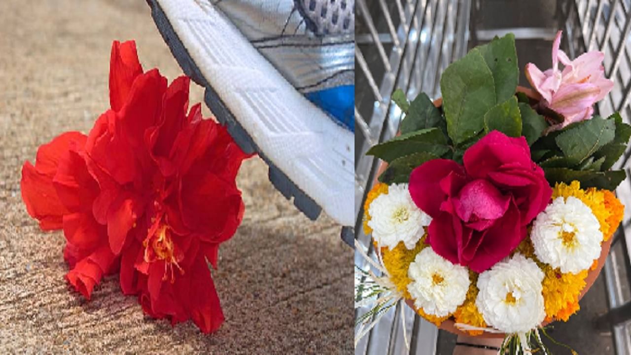 मंदिरात फुलांवर किंवा प्रसादावर पाय पडला तर पुण्य नष्ट होते का? प्रेमानंद महाराजांनी काय सांगितलं?