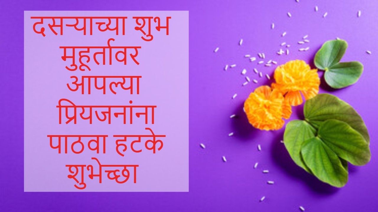 Dussehra 2025 Wishes : उत्सव विजयाचा, दिवस सोनं लुटण्याचा...; दसऱ्याच्या शुभ मुहूर्तावर आपल्या प्रियजनांना पाठवा हटके शुभेच्छा