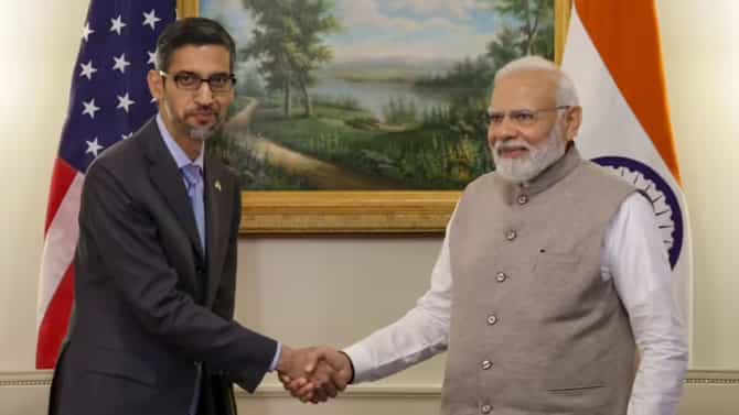 भारत जगातील सर्वात मोठा AI हब बनणार, गुगल करणार 1.33 लाख कोटींची गुंतवणूक