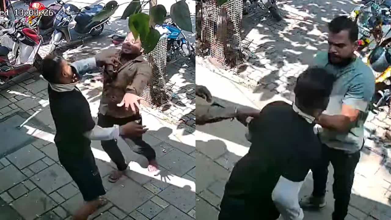 आधी 80 रुपयांची चोरी, नंतर खंडणी अन् काही क्षणात थेट चाकूहल्ला...कल्याणमध्ये नेमकं चाललंय काय? CCTV समोर