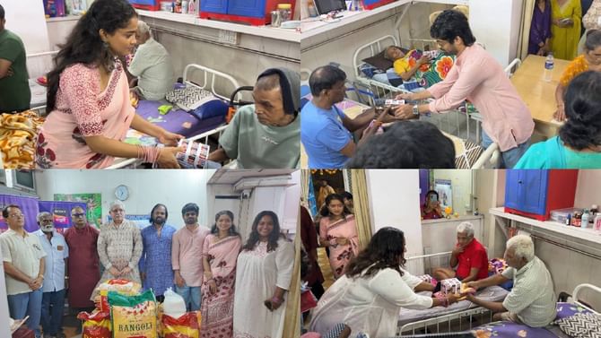 'महाराष्ट्राची हास्यजत्रे'च्या कलाकारांची वृद्धाश्रमात अनोखी दिवाळी