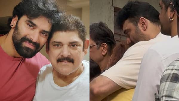 पंकज धीर यांना अखेरचा निरोप देताना मुलाला अश्रू अनावर; सलमान खानने सावरलं