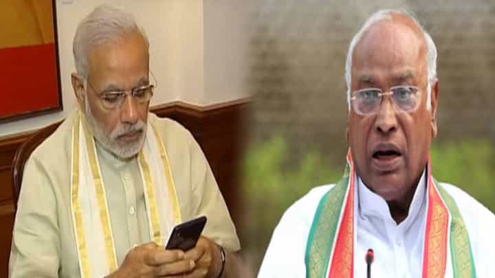PM Modi : पंतप्रधान मोदींचा काँग्रेसचे अध्यक्ष मल्लिकार्जुन खरगेंना फोन, कारण नेमकं काय? PM Modi : पंतप्रधान मोदींचा काँग्रेसचे अध्यक्ष मल्लिकार्जुन खरगेंना फोन, कारण नेमकं काय?
