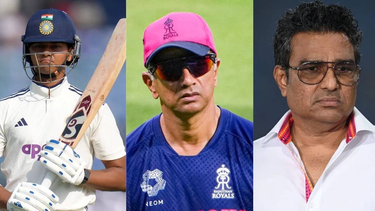 यशस्वी जयस्वालचं दु:ख भारताच्या दोन दिग्गज खेळाडूंना माहिती आहे. कारण ते देखील या परिस्थितीतून गेले आहेत. राहुल द्रविड आणि संजय मांजरेकर यांना असाच फटका बसला आहे. दोन्ही खेळाडू मोठी खेळी करूनही धावचीत होत तंबूत परतले होते. (Photo-PTI/Gareth Copley/Getty Images)