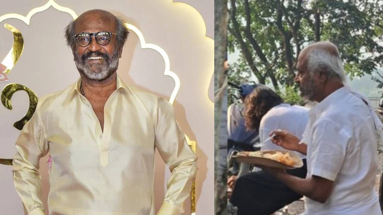 रजनीकांत यांनी पांढरे कापडे घालून या यात्रेला सुरुवात केली आहे. त्यांचा हा बदलेला लूक देखील सर्वांचे लक्ष वेधून घेताना दिसत आहे.