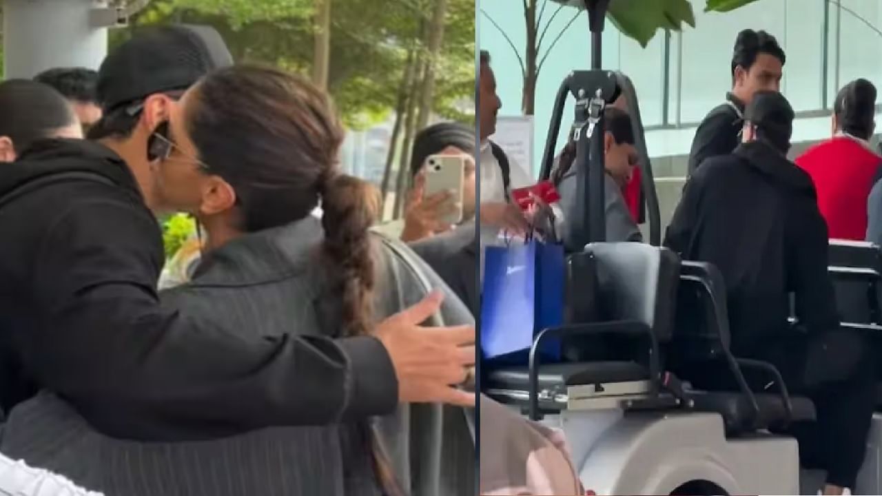 एअरपोर्टवर योगायोगाने अनेक वर्षांनी भेटले रणबीर अन् दीपिका; एकमेकांना मिठी मारली अन्.... व्हिडिओ व्हायरल एअरपोर्टवर योगायोगाने अनेक वर्षांनी भेटले रणबीर अन् दीपिका; एकमेकांना मिठी मारली अन्.... व्हिडिओ व्हायरल