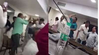 मोठी बातमी! बँकेत मोठा राडा, सदावर्ते आणि शिंदे गटात हाणामारी, नेमकं प्रकरण काय?