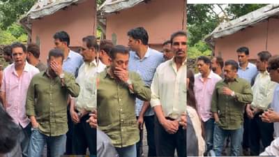 पंकज धीर यांच्यावर अंत्यसंस्कार; निरोपाच्या वेळी सलमान खान भावूक;स्मशानभूमीत विधी होईपर्यंत शेवटपर्यंत थांबला