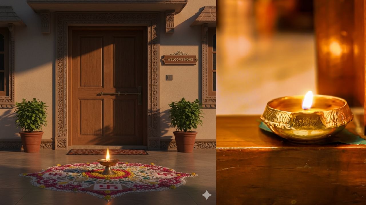 घरातील या 5 ठिकाणी दिवा लावा; नक्कीच घरात फरक दिसेल घरातील या 5 ठिकाणी दिवा लावा; नक्कीच घरात फरक दिसेल